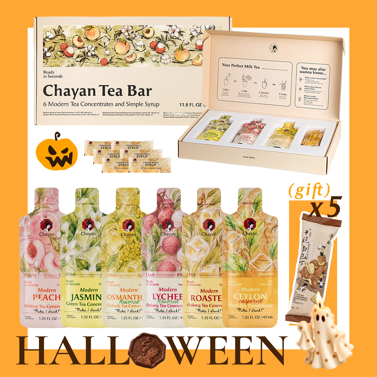 DIY Tea Concentrate Box | Real Time| Ready to Mix | Chayan 茶颜悦色